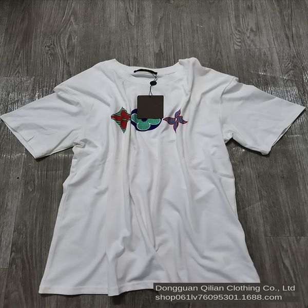 2020 high version chest printing round collar short sleeve loose cotton t-shirt for men and women, White
2020 high version chest printing round collar short sleeve loose cotton t-shirt for men and women, White