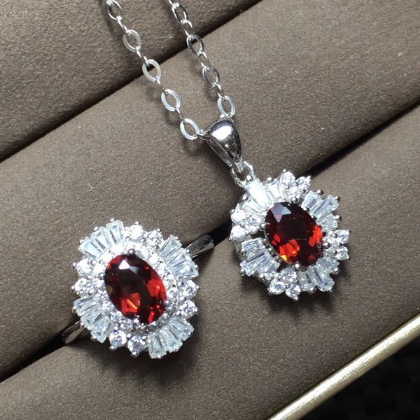 meibapj fine quality natural red garnet gemstone trendy jewelry set for women real 925 sterling silver charm fine jewelry, Black
meibapj fine quality natural red garnet gemstone trendy jewelry set for women real 925 sterling silver charm fine jewelry, Black