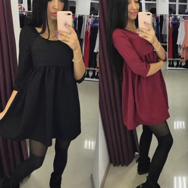 2017 mini dress women long sleeve fashion bodycon short high waist o-neck evening party doll dresses, Black;gray
2017 mini dress women long sleeve fashion bodycon short high waist o-neck evening party doll dresses, Black;gray