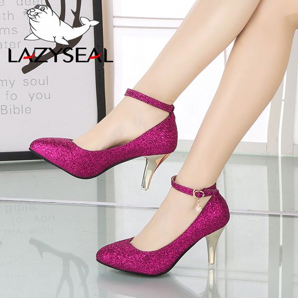lazyseal bling pear women pumps high heels shoes woman spike heels pointed toe buckle female party shoes wedding plus size 44, Black
lazyseal bling pear women pumps high heels shoes woman spike heels pointed toe buckle female party shoes wedding plus size 44, Black