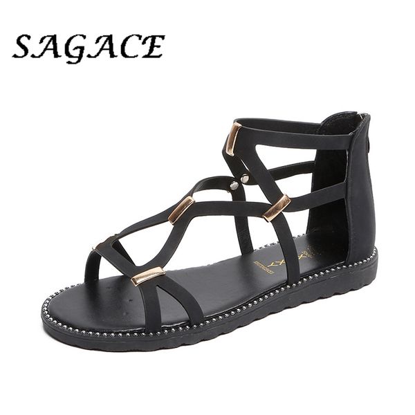 sagace shoes women leather sandals open toe solid zipper shoes summer woman beach sandals 2020 ladies flat casual, Black
sagace shoes women leather sandals open toe solid zipper shoes summer woman beach sandals 2020 ladies flat casual, Black