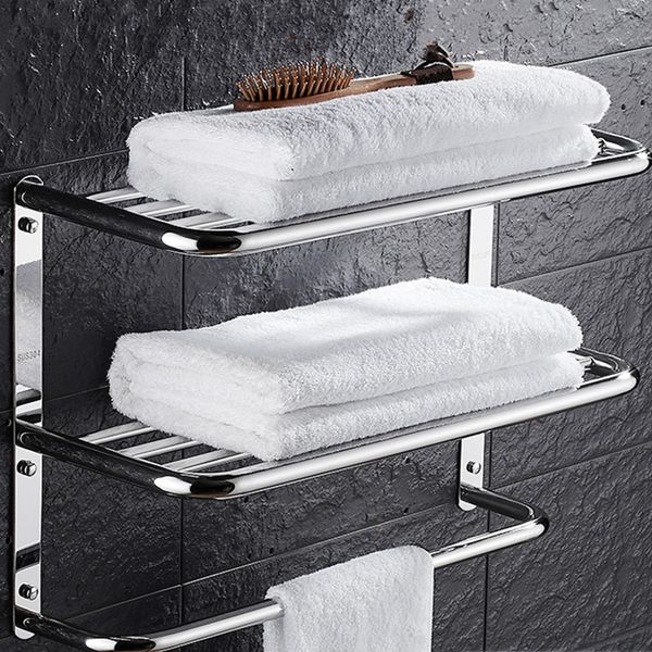 304 stainless steel bathroom shelf cosmetic racks shapoo bathroom towel shelf hanger shower storage racks set bath rack
304 stainless steel bathroom shelf cosmetic racks shapoo bathroom towel shelf hanger shower storage racks set bath rack