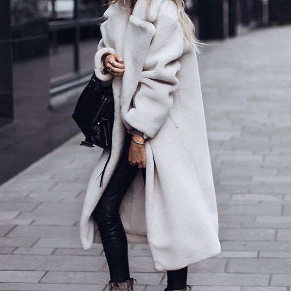 winter women blends autumn lapel buckle ling coat fashion loose warm polar fleece long sleeve female cardigan, Black;brown
winter women blends autumn lapel buckle ling coat fashion loose warm polar fleece long sleeve female cardigan, Black;brown