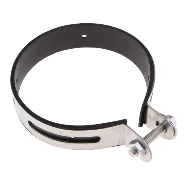 universal motorcycle 4.3 inch 110mm exhaust muffler pipe support silencer hanger clamp - stainless steel & plastic
universal motorcycle 4.3 inch 110mm exhaust muffler pipe support silencer hanger clamp - stainless steel & plastic