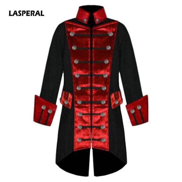 lasperal plus size gothic style men luxury velvet trim steampunk jacket coat long sleeve halloween trench 2018 wind breaker men, Tan;black
lasperal plus size gothic style men luxury velvet trim steampunk jacket coat long sleeve halloween trench 2018 wind breaker men, Tan;black