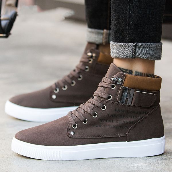 spring and autumn british sanded leather tide in high-men's shoes large-scale wholesale retro leisure men's boots, Black
spring and autumn british sanded leather tide in high-men's shoes large-scale wholesale retro leisure men's boots, Black