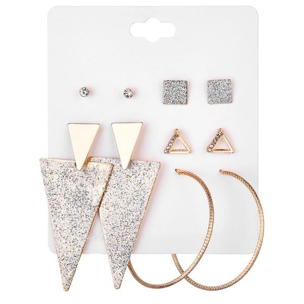 fashion-10 pairs / set classic exaggerated gold suit geometric triangular with diamond leopard earrings, Golden;silver
fashion-10 pairs / set classic exaggerated gold suit geometric triangular with diamond leopard earrings, Golden;silver