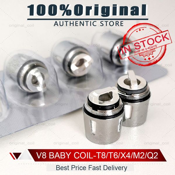 100% Оригинальный V8 Детские катушки Head Replacment T8 X4 T6 Q2 M2 Beast Катушка двигателя Ядро для H Priv Mini 50W Kits