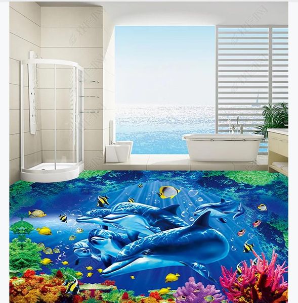 3d customized pvc self-adhesive mural wallpaper floor painting hd ocean world dolphin coral 3d waterproof floor painting
3d customized pvc self-adhesive mural wallpaper floor painting hd ocean world dolphin coral 3d waterproof floor painting