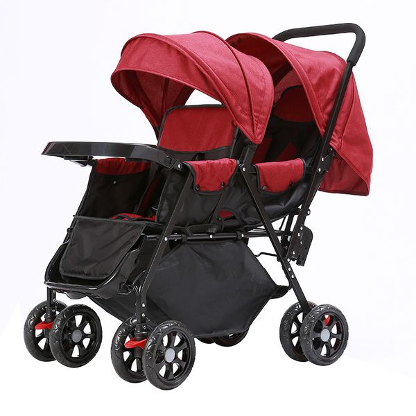 can sit lying twins baby stroller lightweight pram folding travel system two babies double stroller cart buggy pushchair 1 m~4 y
can sit lying twins baby stroller lightweight pram folding travel system two babies double stroller cart buggy pushchair 1 m~4 y