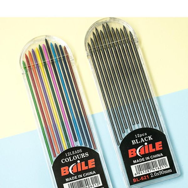 1 box pencil lead 2.0mm mechanical pencil leads refills writing lubrication office school supplies stationery, Blue;orange
1 box pencil lead 2.0mm mechanical pencil leads refills writing lubrication office school supplies stationery, Blue;orange