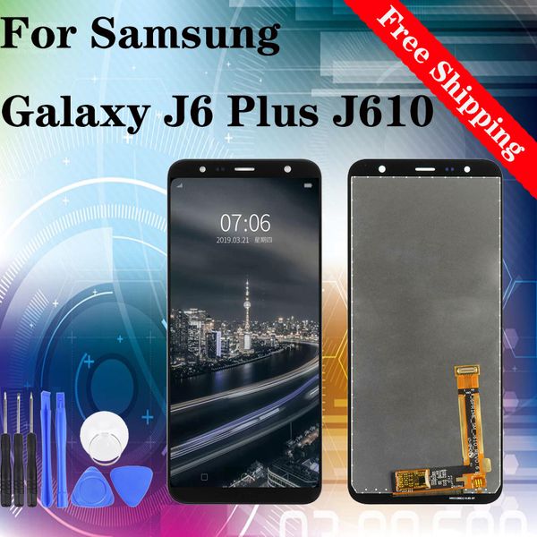 original for samsung galaxy j6 plus j6+ 2018 j610g j610g/d j610fn lcd display digitizer with touch assembly screen replacement
original for samsung galaxy j6 plus j6+ 2018 j610g j610g/d j610fn lcd display digitizer with touch assembly screen replacement