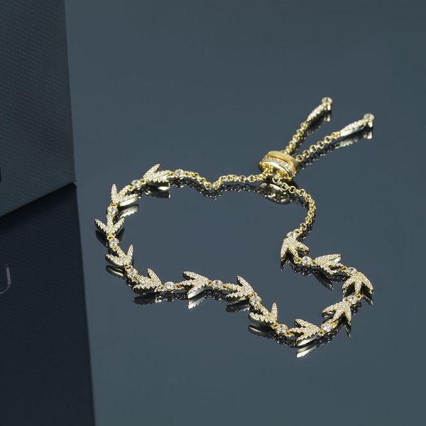 2019 new fashion 925 sterling sliver gold leaves chain bracelets brand original bracelets for women lady girl, Golden;silver
2019 new fashion 925 sterling sliver gold leaves chain bracelets brand original bracelets for women lady girl, Golden;silver