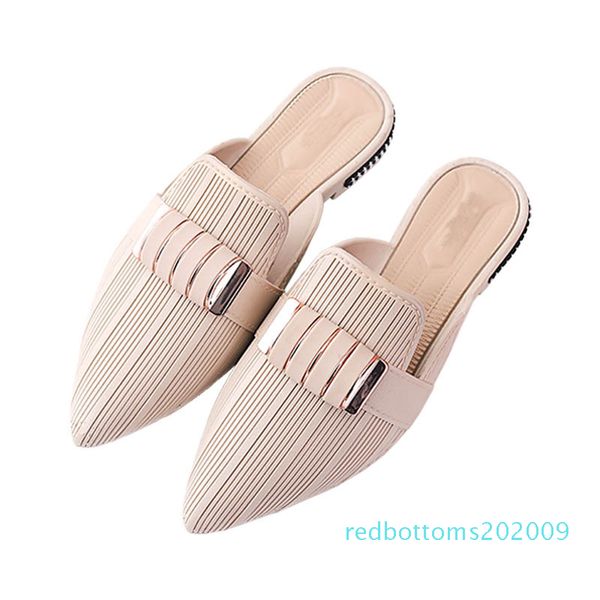new fashion summer slippers slides shoes metal mules shoes pointed toe slippers lady flats pointed toe women black r9
new fashion summer slippers slides shoes metal mules shoes pointed toe slippers lady flats pointed toe women black r9
