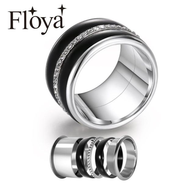 floya interchangeable stainless steel rings engagement band for women classical original lovers ring bijoux femme 12mm width, Golden;silver
floya interchangeable stainless steel rings engagement band for women classical original lovers ring bijoux femme 12mm width, Golden;silver