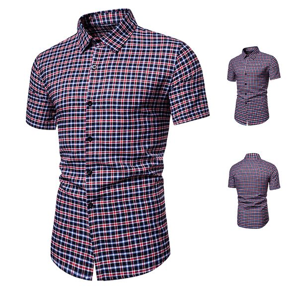2020 summer casual men plus size 3xl slim fit social plaid shirts good quality short sleeve mens cotton shirts, White;black
2020 summer casual men plus size 3xl slim fit social plaid shirts good quality short sleeve mens cotton shirts, White;black