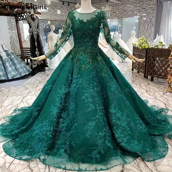 party dresses backlakegirls royal green muslim evening dress tulle long sleeves o neck beads flower ball gown women occasion custom size, White;black
party dresses backlakegirls royal green muslim evening dress tulle long sleeves o neck beads flower ball gown women occasion custom size, White;black