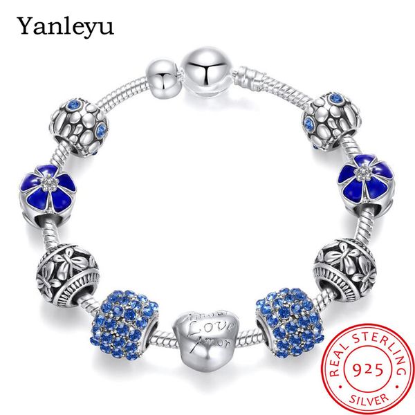 yanleyu strand beads bracelets bangles for women gift 100% 925 sterling silver pan diy jewelry bracelet making pb038, Black
yanleyu strand beads bracelets bangles for women gift 100% 925 sterling silver pan diy jewelry bracelet making pb038, Black