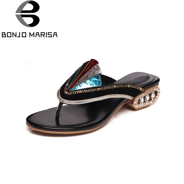 bonjomarisa новая мода натуральная кожа странный стиль med heels шлепанцы женская обувь женщина повседневная наружные летние тапочки, Black
bonjomarisa новая мода натуральная кожа странный стиль med heels шлепанцы женская обувь женщина повседневная наружные летние тапочки, Black