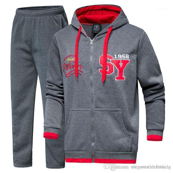 tracksuits spring 2pcs sports sets hooded long sleeve two piece pants male clothing printed mens designer, Gray
tracksuits spring 2pcs sports sets hooded long sleeve two piece pants male clothing printed mens designer, Gray