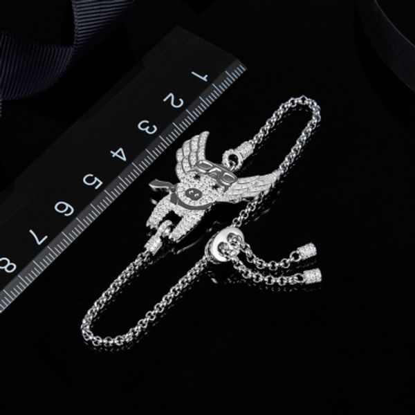 wholesale-silver l'aviateur bracelet, Golden;silver
