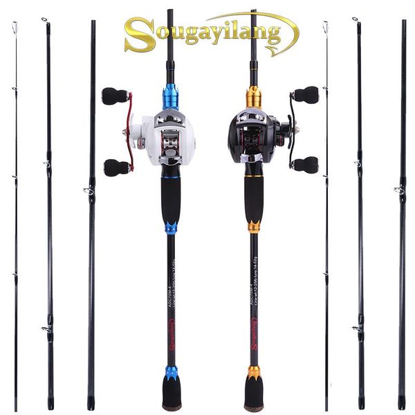 sougayilang 4 section carbon portable fishing rod with baitcasting reel combo for boat sea freshwater travel bass carp fishing
sougayilang 4 section carbon portable fishing rod with baitcasting reel combo for boat sea freshwater travel bass carp fishing
