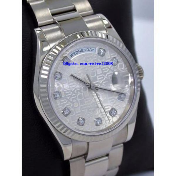 new 7style mens watches 118239 president 18k white gold diamond silver letter dial letter dial /white dial 36mm automatic movement 2813, Slivery;brown
new 7style mens watches 118239 president 18k white gold diamond silver letter dial letter dial /white dial 36mm automatic movement 2813, Slivery;brown