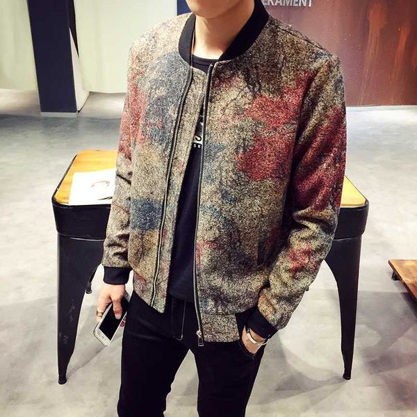 new 2016 autumn europe and america style fashion digital floral print woollen bomber jacket men men's clothing size m-5xl jk11, Black;brown
new 2016 autumn europe and america style fashion digital floral print woollen bomber jacket men men's clothing size m-5xl jk11, Black;brown