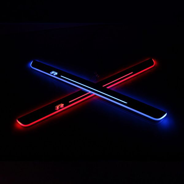 moving led welcome pedal car scuff plate pedal door sill pathway light for volkswagen scirocco r 2009-2015 
moving led welcome pedal car scuff plate pedal door sill pathway light for volkswagen scirocco r 2009-2015