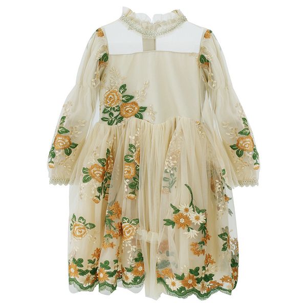 girl lace tutu flower print dress long sleeve spring wedding dresses elegant for teen princess clothing embroidery elves, Red;yellow
girl lace tutu flower print dress long sleeve spring wedding dresses elegant for teen princess clothing embroidery elves, Red;yellow