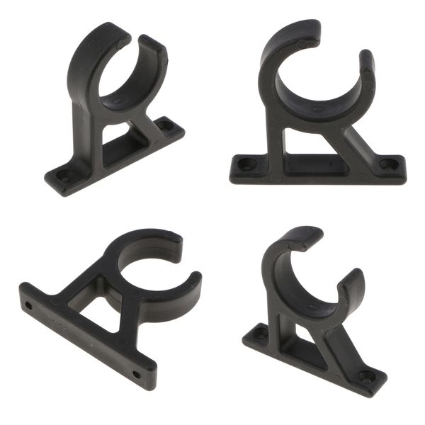 4pcs nylon tube holder clips black boat oar stern pole light storage bracket 
4pcs nylon tube holder clips black boat oar stern pole light storage bracket