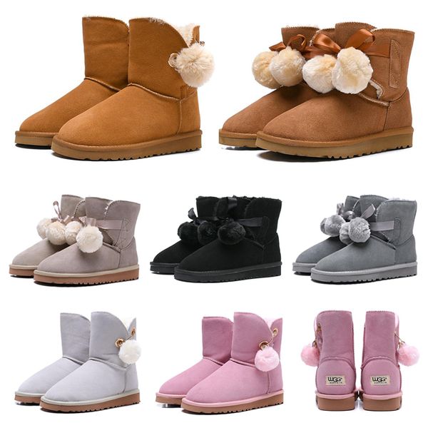 Discount Luxury Designer Women shoes Australia Snow Boots WGG Bailey Hairball Girl Bow Tie Ankle Knee Winter Boot 36-41
Discount Luxury Designer Women shoes Australia Snow Boots WGG Bailey Hairball Girl Bow Tie Ankle Knee Winter Boot 36-41