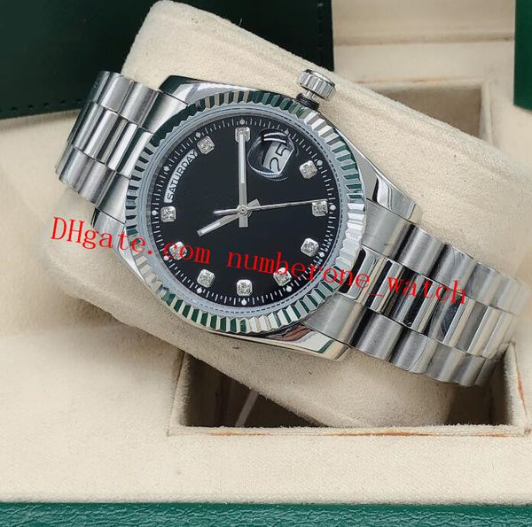 Free Shipping 36mm Mens 18kt Gold Silver Diamond Dial Fluted Bezel 118238 Automatic Fashion Men's Watches Wristwatch
Free Shipping 36mm Mens 18kt Gold Silver Diamond Dial Fluted Bezel 118238 Automatic Fashion Men's Watches Wristwatch