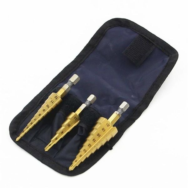 step drill bit set cone hole cutter taper metric titanium coated metal hex core drill bits practical
step drill bit set cone hole cutter taper metric titanium coated metal hex core drill bits practical