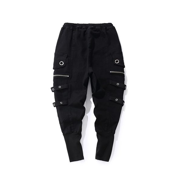 кулиской мужчины joggers черный sweatpants ленты hip hop мужчины streetwear дизайнерские шаровары homme cross брюки, Black
кулиской мужчины joggers черный sweatpants ленты hip hop мужчины streetwear дизайнерские шаровары homme cross брюки, Black