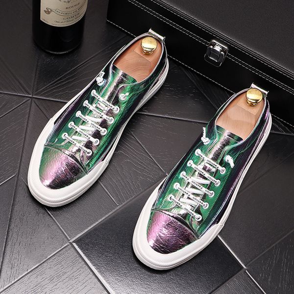 british style men's casual shoes punk nightclub wear colorful flats shoe natural leather platform sneakers sapatos mans footwear, Black
british style men's casual shoes punk nightclub wear colorful flats shoe natural leather platform sneakers sapatos mans footwear, Black