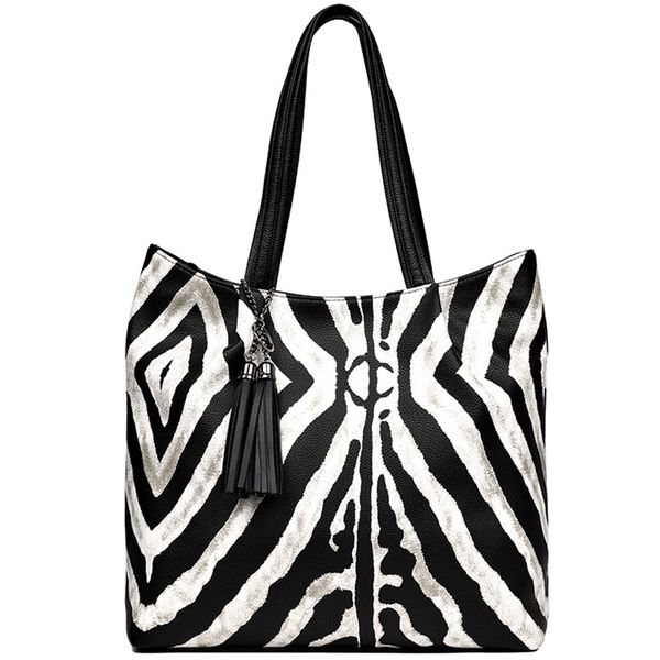zebra pattern handbags female bag tassel large capacity shoulder bag ladies messenger casual tote
zebra pattern handbags female bag tassel large capacity shoulder bag ladies messenger casual tote