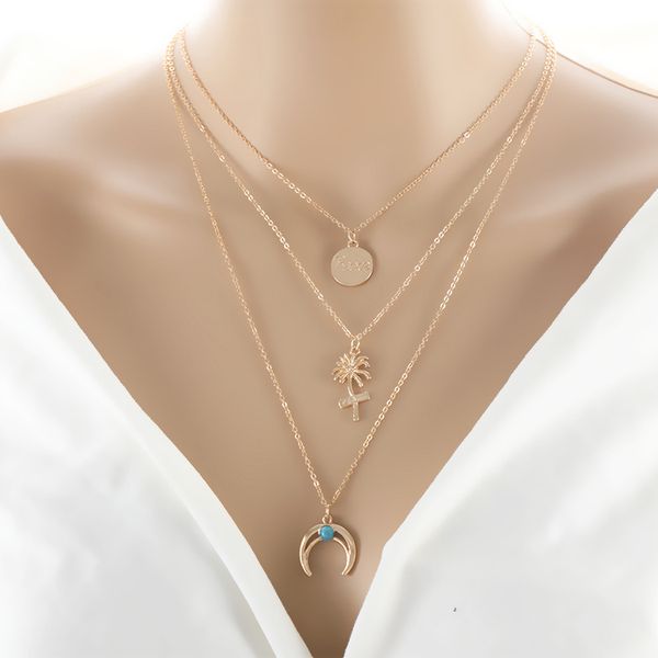 choker necklaces boho alloy moon chain multilayer long necklaces for women men coconut tree peace layered gold chain necklace, Black
choker necklaces boho alloy moon chain multilayer long necklaces for women men coconut tree peace layered gold chain necklace, Black