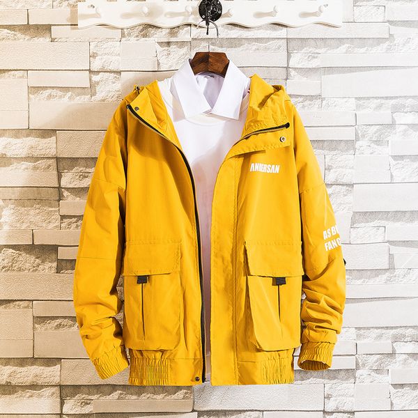 spring and autumn models hoodie loose jacket men's college jacket yellow black casual boys hip hop trend loose hooded jac, Black;brown
spring and autumn models hoodie loose jacket men's college jacket yellow black casual boys hip hop trend loose hooded jac, Black;brown