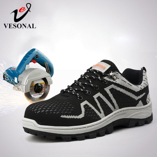 vesonal work safety boot shoes men boos construction steel toe cap anti-smashing outdoor mesh sneakers casual walking camouflage mx190819, Black
vesonal work safety boot shoes men boos construction steel toe cap anti-smashing outdoor mesh sneakers casual walking camouflage mx190819, Black