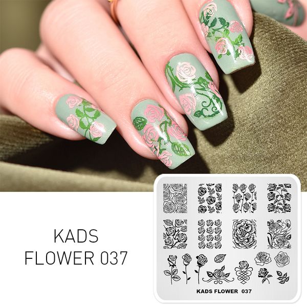 new arrival flower 037 pattern stamp plates nail polish print stencils beauty manicure diy decoration tools una, Black
new arrival flower 037 pattern stamp plates nail polish print stencils beauty manicure diy decoration tools una, Black
