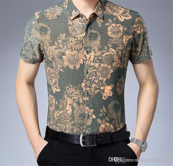 floral print turn down collar mens casual shirts short sleeve skinny teenager fashion male clothing, White;black
floral print turn down collar mens casual shirts short sleeve skinny teenager fashion male clothing, White;black