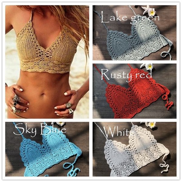 hand hook knitted breast wrapping women's all-match spring split bikini swimsuit bikini swimsuit, White;black
hand hook knitted breast wrapping women's all-match spring split bikini swimsuit bikini swimsuit, White;black