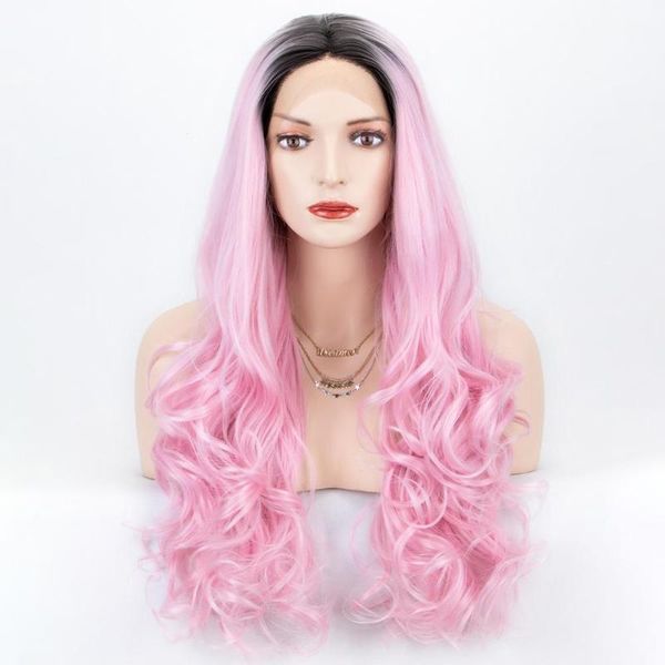 scheherezade ombre pink wig long wavy synthetic lace front wig for women high temperature fiber cosplay wigs african american, Black
scheherezade ombre pink wig long wavy synthetic lace front wig for women high temperature fiber cosplay wigs african american, Black