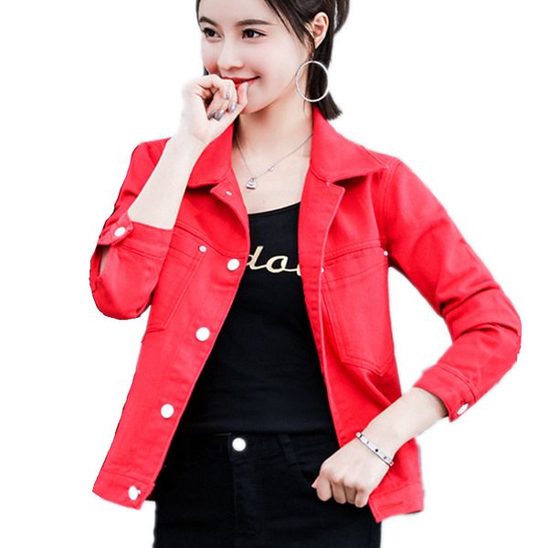 denim jacket 2019 autumn women jacket harajuku fashion slim basic coat female vintage jean jackets casual denim red black, Black;brown
denim jacket 2019 autumn women jacket harajuku fashion slim basic coat female vintage jean jackets casual denim red black, Black;brown