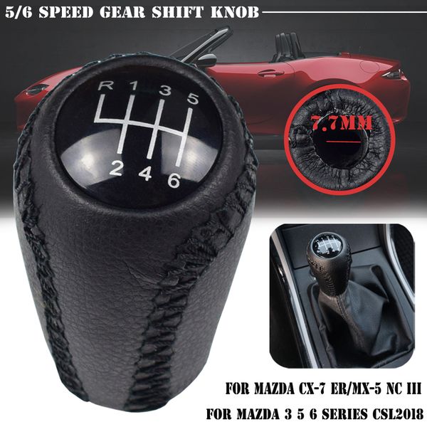 manual gear shift knob leather lever headball 5/6 speed for cx-7 er/mx-5 nc iii/ 6 ii gh/ 5 cr cw/ 3 bk bl
manual gear shift knob leather lever headball 5/6 speed for cx-7 er/mx-5 nc iii/ 6 ii gh/ 5 cr cw/ 3 bk bl
