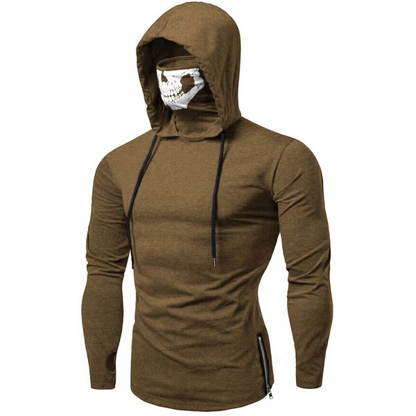 fashion-2019 winter men's mask skull pure color long sleeve hoodies sweatshirt 565#, Black
fashion-2019 winter men's mask skull pure color long sleeve hoodies sweatshirt 565#, Black