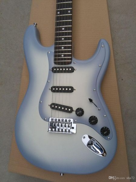 china custom new guitar reversed headstock and matching the silver body color electric guitar 158
china custom new guitar reversed headstock and matching the silver body color electric guitar 158