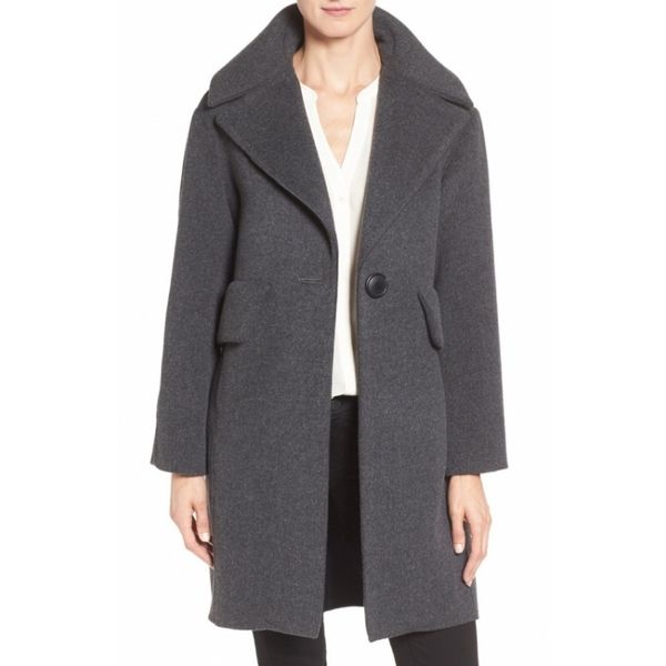uk new fashion 2018 notched lapel long coat style women dark grey single button overcoat fall / winter warm casacos femininos, Black
uk new fashion 2018 notched lapel long coat style women dark grey single button overcoat fall / winter warm casacos femininos, Black