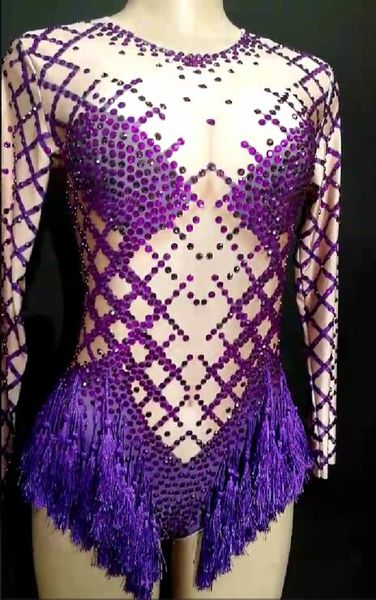 evening dress short jumpsuit long sleeve crystal tassels scoop purple customizable in any size modern 103, Red
evening dress short jumpsuit long sleeve crystal tassels scoop purple customizable in any size modern 103, Red
